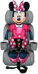 KidsEmbrace Disney Minnie Mouse 2-in-1 Forward-Facing Booster Car Seat LATCH | 5-Point Harness Booster 22-65lbs converts to Belt-Positioning Booster 40-100lbs | Adjustable