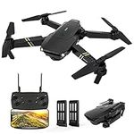 TEEROK Drone with Camera for Adults and Kids, 1080P HD WIFI FPV Drone, Foldable RC Quadcopter for beginners, One Key Start, Altitude Hold, App Control, 3D Flips, Toys Gifts with 2 Batteries