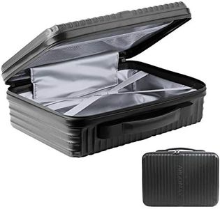 JIESI Portable Cooler Bag, Cooler Box for Beer, Travel Cooler, Insulated Slim Cooler,Slim Iceless Cooler - Black