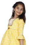 ANNA's Arron Pants For Baby Girls Kids Summer Wear Dresses|Ethnic Dress For Kids| Kurti Pant For Kids (Yellow 12-18 Months)