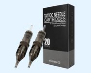 Mumbai Tattoo Tattoo Needle Cartridge 9RL Black Box (Pack Of 20)