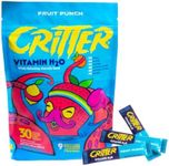 Critter Vitamin H2O – Kids’ Hydration & Multivitamin Drink Mix – Electrolytes, Essential Vitamins, Delicious Natural Flavors – 30 Single-Serve Packets