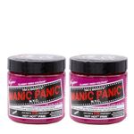 Manic Panic - Hot Hot Pink Classic Creme Vegan Cruelty Free Pink Semi Permanent Hair Dye - 2 x 118ml