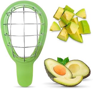 Avocado Slicer Tool Fruit Cutter - Fruit Shape Cutters Stainless Steel Salad Chopper Vegetable Kiwi Cutter Tool Vegetable Tools - Cool Kitchen Gadgets Slicer