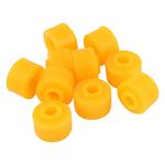 sourcingmap Vehicle Car 10 Pcs Orange Rubber Shock Absorber Bushings 10mm x 28mm x 20mm