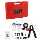 KATSU 450823 Hand Held Car Automotive Brake Bleeder Fluid Vacuum Pump Tester Gauge Kit