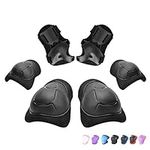 RUNDONG Kids/Youth Knee Pad Elbow Wrist Pads Guards Protective Gear Set for Roller Skates Cycling Bike Skateboard Inline Skatings Scooter Riding Sports,Suitable for multiple sports outdoor activities