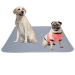 Washable Pee Pads for Dogs, Reusable Puppy Training Whelping Pad, Waterproof Fast Absorption Housebreaking Pads for Travel Potty, Non-Slip Leak-Proof Dog Pee Mats