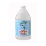 Rebel Green Fruit & Veggie Wash - Natural Produce Wash - Plant-Based Vegetable Wash Spray - Fruit and Vegetable Wash with No Aftertaste - Sustainable Food Wash - (Half Gallon Refill Bottle)