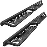 SMANOW Running Boards Compatible with 2009-2018 Dodge Ram 1500 (Incl. 2019-2024 Classic), 2010-2024 Ram 2500/3500 Crew Cab, Black Side Steps and Ram Nerf Bars Side Steps.