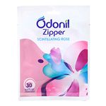 Odonil Bathroom Air Freshener Zipper (Scintillating Rose) - 10g | Instant & Long Lasting Fragrance | Lasts upto 30 days | Germ Protection