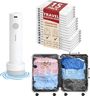 15 Pack Reusable Vacuum Storage Bags with Cordless Electric Air Pump, 5 Small/5 Medium/5 Large, Compression Storage Bags, Space Sealer Bags for Travelnig, Home Storage & Organisation