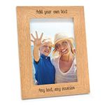 PERSONALISED Photo Frame for Mummy Mum Nanny Nan Her - ANY TEXT, ANY MESSAGE - Custom Engraved Mothers Day Gifts Presents - Mum Mummy Nanny Nanna Granny - 5" x 7" and 6" x 4" Photo Picture Frames