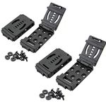 GLBSUNION 2-Pack Tactical Belt Clips, Universal Utility EDC Belt Clip Outdoor Loops Camping Knife Blade Lock Large with Hardware for Holsters or Mag Pouches Sheath Tools