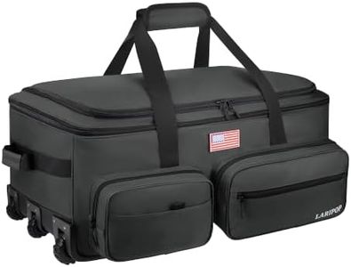LARIPOP 150L Tactical Rolling Duffle Bag with Wheels,