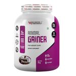 Animal Booster Nutrition WEIGHT GAINER | 15gms of Protein in 90gm of Serving| For Gain Weight, Build Muscle & Fuel Energy - Chocolate (33Servings/3KG)