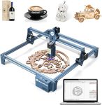 SCULPFUN S9 Laser Engraver, 90W Laser Cutter, Eye Protection, Compression Focus Laser Point, 15mm Wood Cutting, for Wood Metal Jewelry DIY Design Model Nameplate Puzzle