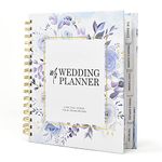 Joeji's Kitchen Bridal Planning Book, Notebook & Wedding Planner Book, Flower Design Beautiful Engagement Fiancé Gift Wedding Planner UK