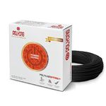 Polycab Optima Plus FR-LF 1 SQ-MM, 90 Meters PVC Insulated Copper Wire Single Core Flexible House Cable for Domestic & Industrial Connections Electric Wire (Black)