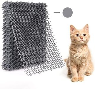 10 Pack Extra Large Cat Scat Mat for Cats - Cat Spike Mat 16.5 x 13.4 Inch with 1 Inch Spikes is A Perfect Cat Barrier Indoor and Outdoor