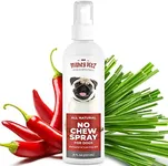 Mighty Petz No Chew Spray for Dogs – Bitter Apple Spray Alternative, Large 8oz. Dog Repellent, Anti Chew Deterrent for Furniture, Chewing. Natural Ingredients, Alcohol Free. Safe on All Surfaces