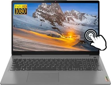 Lenovo Ideapad 3 Laptop, 15.6"" FHD Touchscreen, 16GB RAM, 1TB PCIe SSD, Intel Core i3-1115G4, Webcam, Wi-Fi 6, Long Battery, Numpad, Windows 11, Grey, GM Accessories, Gray