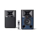 JBL 4305P Studio Monitor, Natural Black - Powered Bookshelf Loudspeaker System - with Google Chromecast Built-in, Apple AirPlay 2 & Bluetooth