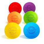 Multi Color Lacrosse Balls - 6 Balls