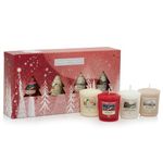 Yankee Candle Gift Set | 4 Scented Votive Candles | Bright Lights Collection