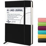 STATIONERY ISLAND A5 Lined Notebook, Journal Lined Hardcover with 120gsm Premium Thick Paper, 180 Pages Hardback Ruled Journal Notebook for Writing, Working, Study, Planning, Diary, Journaling