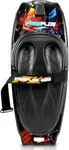 SereneLife Water Sport Kneeboard with Hook for Kids & Adults, Kneeboard with Strap for Boating, Waterboarding, Kneeling Boogie Boarding, Knee Surfing, (SLKB20), Black, 50.0’’ x 20.0’’ x 4.5’’