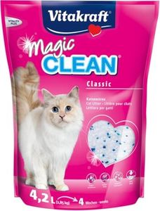 Vitakraft Magic Clean - Litière silice 4 semaines pour Chat - 4,2L