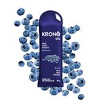 Krono Nutrition Energy Gels - Made with Natural Ingredients - Vegan - Gluten Free - 24 count (Blueberries)