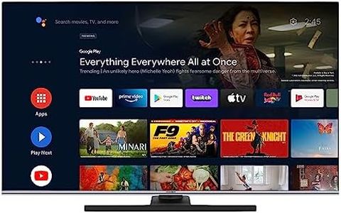 Telefunken Android TV 50 Zoll QLED Fernseher (4K UHD Smart TV, HDR Dolby Vision, Triple-Tuner, Dolby Atmos) QU50AN900M