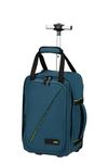American Tourister Take2Cabin - Ryanair Cabin Bag 40 x 25 x 20 cm, 20 L, 1.40 kg, Wheeled Backpack, Hand Luggage, Airplane Backpack S Underseat, Blue (Harbor Blue)