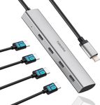 USB C Hub 10Gbps, TEKERA 4-Port USB