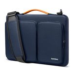 tomtoc 360 Protective Laptop Shoulder Bag for 13-inch MacBook Air M3/A3113 2024, M2/A2681 M1/A2337, MacBook Pro M2/A2686 M1/A2338 2024-2016, 12.3" Surface Pro 11/109/8/X/7+/7/6/5, Water-resistant