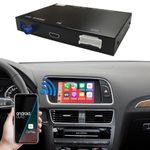 Road Top Wireless Carplay Android Auto for Audi A4 A5 S4 S5 RS4 RS5 Q5 2008-2015 with 3GMMI System, Carplay Retrofit Kit, Support Mirrorlink, Siri, Navigation, Camera