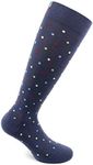 RelaxSan FANCY 810 (Avio, Sz.L) Pattern Unisex Cotton Socks graduated compression 15-21 mmHg