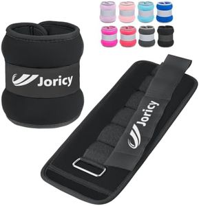 Ankle Weights, Wrist Leg Arm Weights for Women Men Kids with Adjustable Straps, Strength Training Weighted for Yoga, Jogging, Running, Gymnastics, Physical Therapy - 8LBS Pair (4 LB Each Weight),