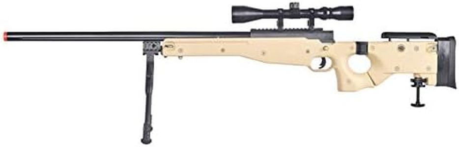 Well MB08 Airsoft Sniper Rifle W/Scope and Bipod - Tan