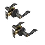 Dynasty Hardware HER-00-12P, Heritage Front Door Entry Lever Lockset, Aged Oil Rubbed Bronze - (2 Pack) - Keyed Alike