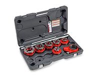 RIDGID 36475 Model 12-R Manual Ratchet Threader Set 1/2-2 inch Capacity, Red