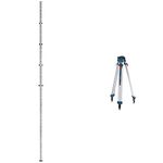 BOSCH 16-Foot Aluminum Grade Rod GR16 + Bosch BT 160 Aluminum Quick Clamp Tripod