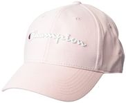 Champion Unisex's Men's Classic Twill Hat, Print Baseball Cap, Primer Pink 3D Script, One Size