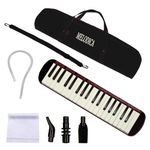 YCXYQ Black - 37 Keys Melodica Professional Instrument Air Piano Soprano Style Keyboard Harmonium Instrument Suitable for Beginners and Music Lovers Portable Instruments