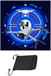 Foldable Drone Landing Pad 60cm – Waterproof PU Takeoff & Landing Mat with Drone Pattern – Portable Helipad for Mini5/4/3, 3S, Neo, FPV & RC Quadcopters – Outdoor Travel & Photography