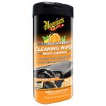 Meguiar's Citrus-Fresh Cleaning Wipes – Interior & Exterior Car Cleaning Wipes, 25 Wipes - G190600C