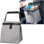 High Road TrashStash Hanging Car Garbage Bag with Push-Close Lid and Waterproof Bin for Cars, SUVs and Trucks - Holds 3 Gallons of Car Trash