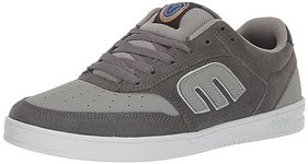 Etnies Men's The Aurelien Low Top Skate Shoe, Grey/Light Grey, 8 UK